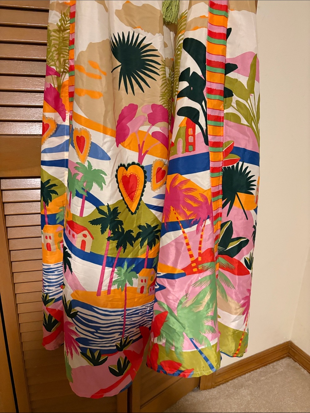 Tropical Print Maxi Romper - Picture 3 of 9